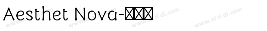 Aesthet Nova字体转换